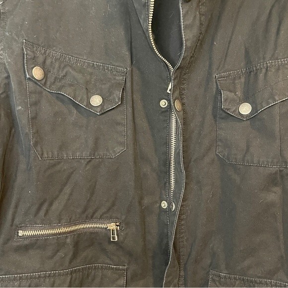 Converse One Star Black Military type jacket XL - Picture 3 of 5